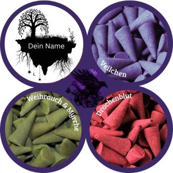 Räucherkegel Lavendel personalisiert - Incense cones